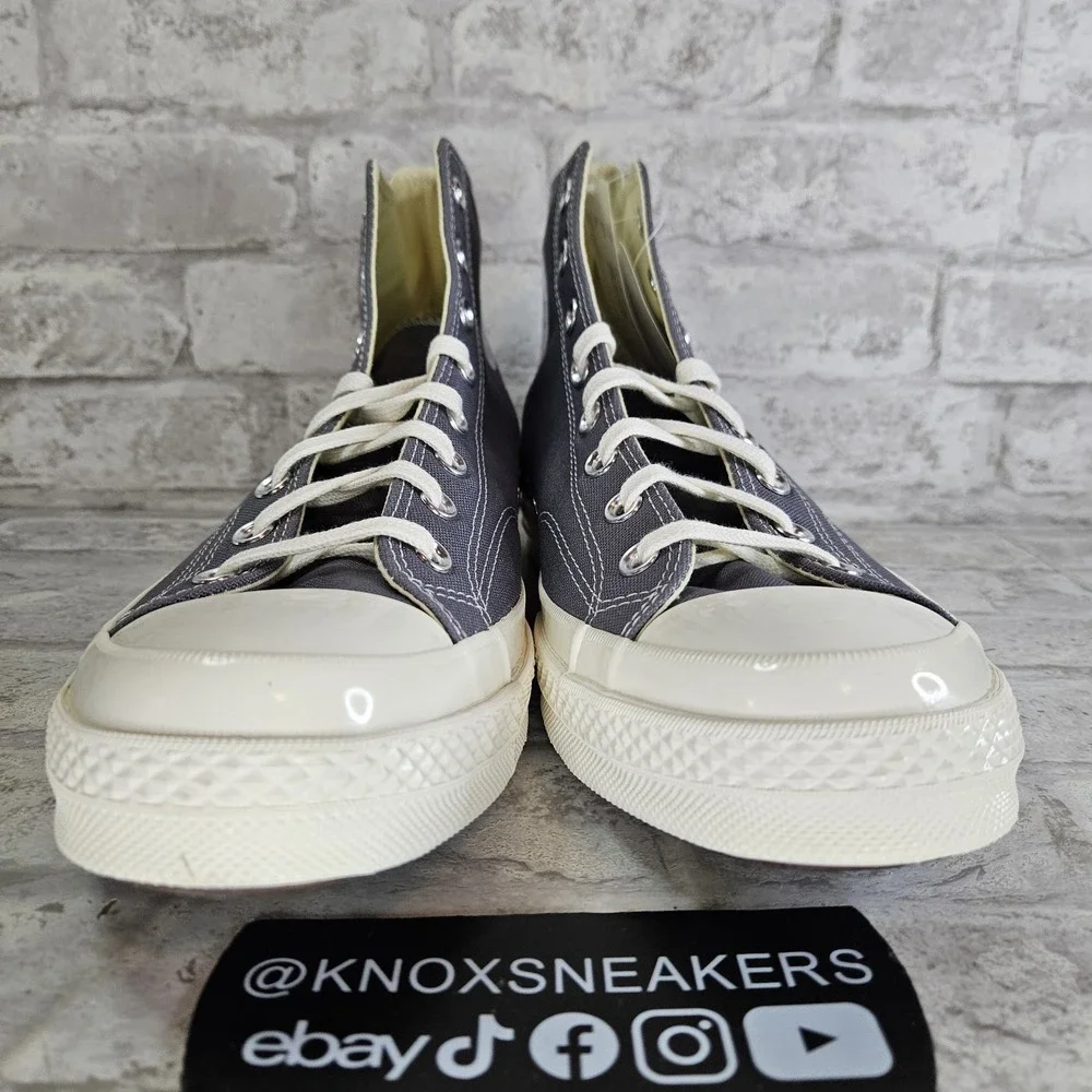 Converse Comme des Garçons x Chuck 70 High Steel Gray 171847c Men's Size 12